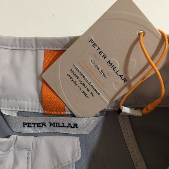 Peter Millar Crown Full Zip Mens Gray Quilted Vest Jacket Large $200 - Picture 3 of 9